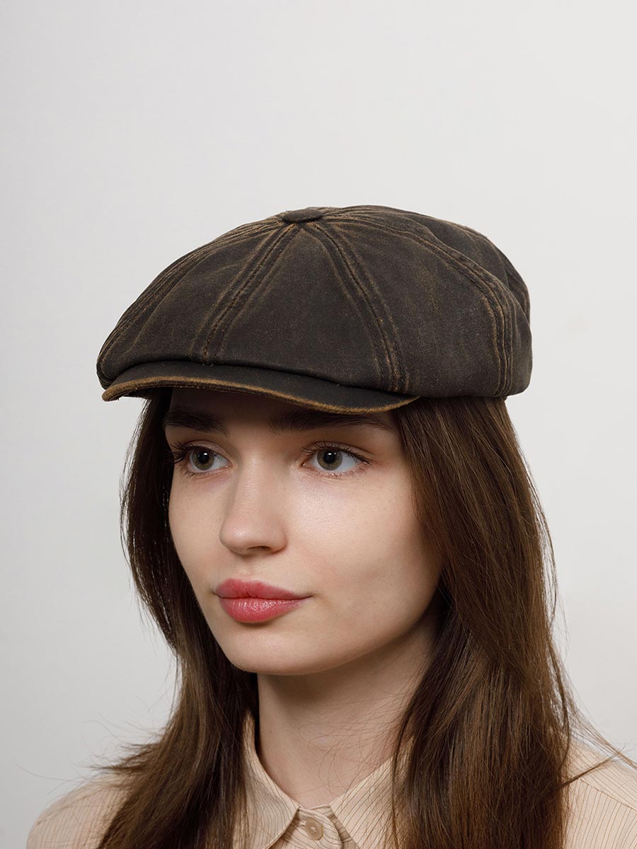 Кепка восьмиклинка STETSON 6841102 HATTERAS COTTON (коричневый